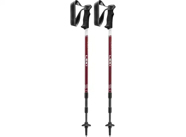 Leki Trail Lite trekking poles tamarillo/white