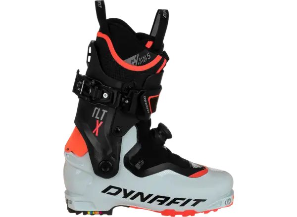 Dynafit TLT X PU women's touring boots Puritan Gray/Fluo Coral