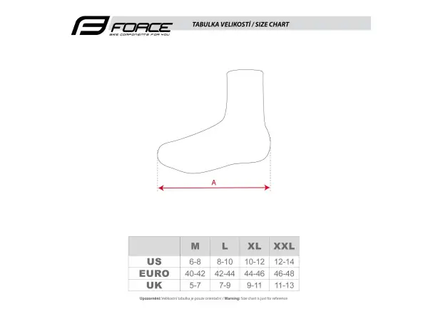 Force F Chance shoe covers without zipper MTB black