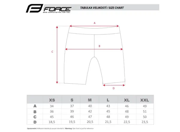 Force MTB inner shorts black