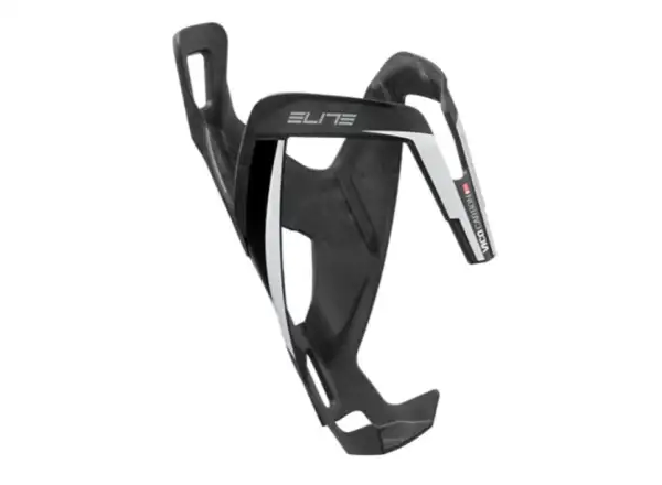 Elite Vico Carbon bottle cage mat white