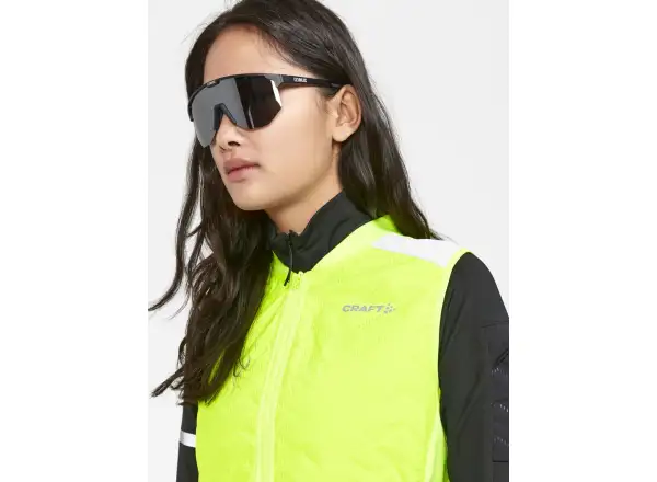 Craft ADV SubZ Lumen women's running vest yellow