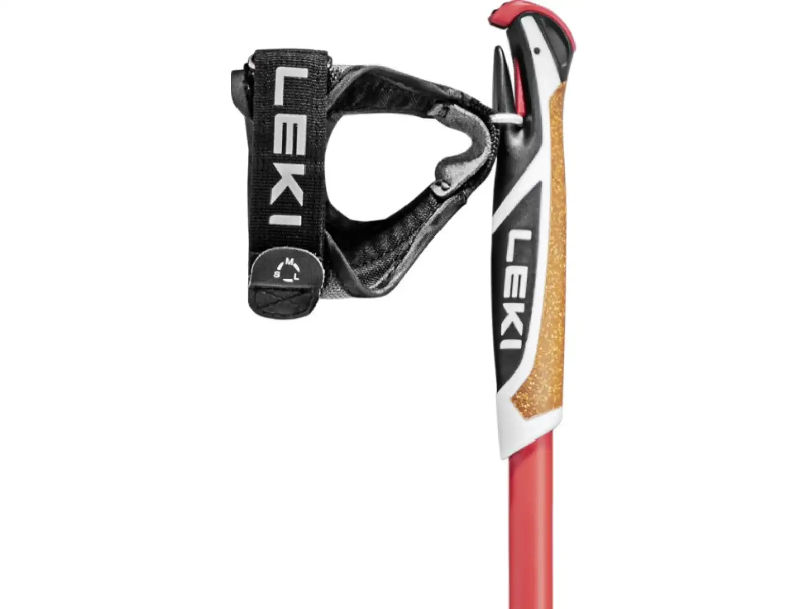 Leki CC 450 cross-country poles black-cherryred-white