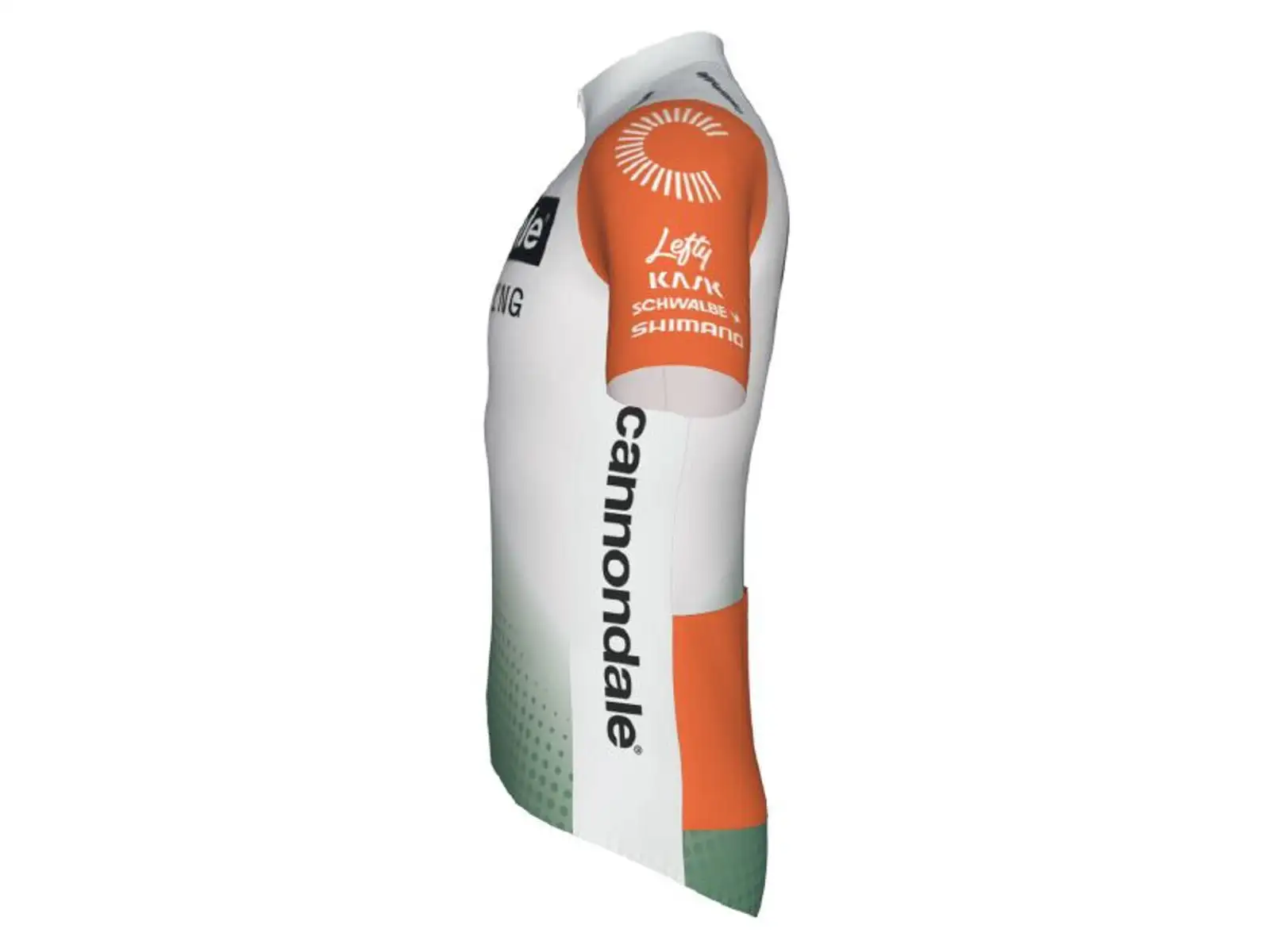 Cannondale CFR Replica 2025 men's jersey short sleeve green/red
