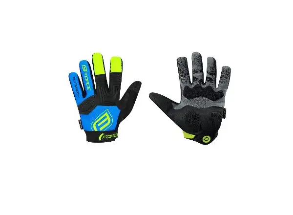 Force Kid Autonomy children's MTB gloves black/blue