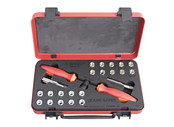 Unior Crank Saver set for repairing crank threads