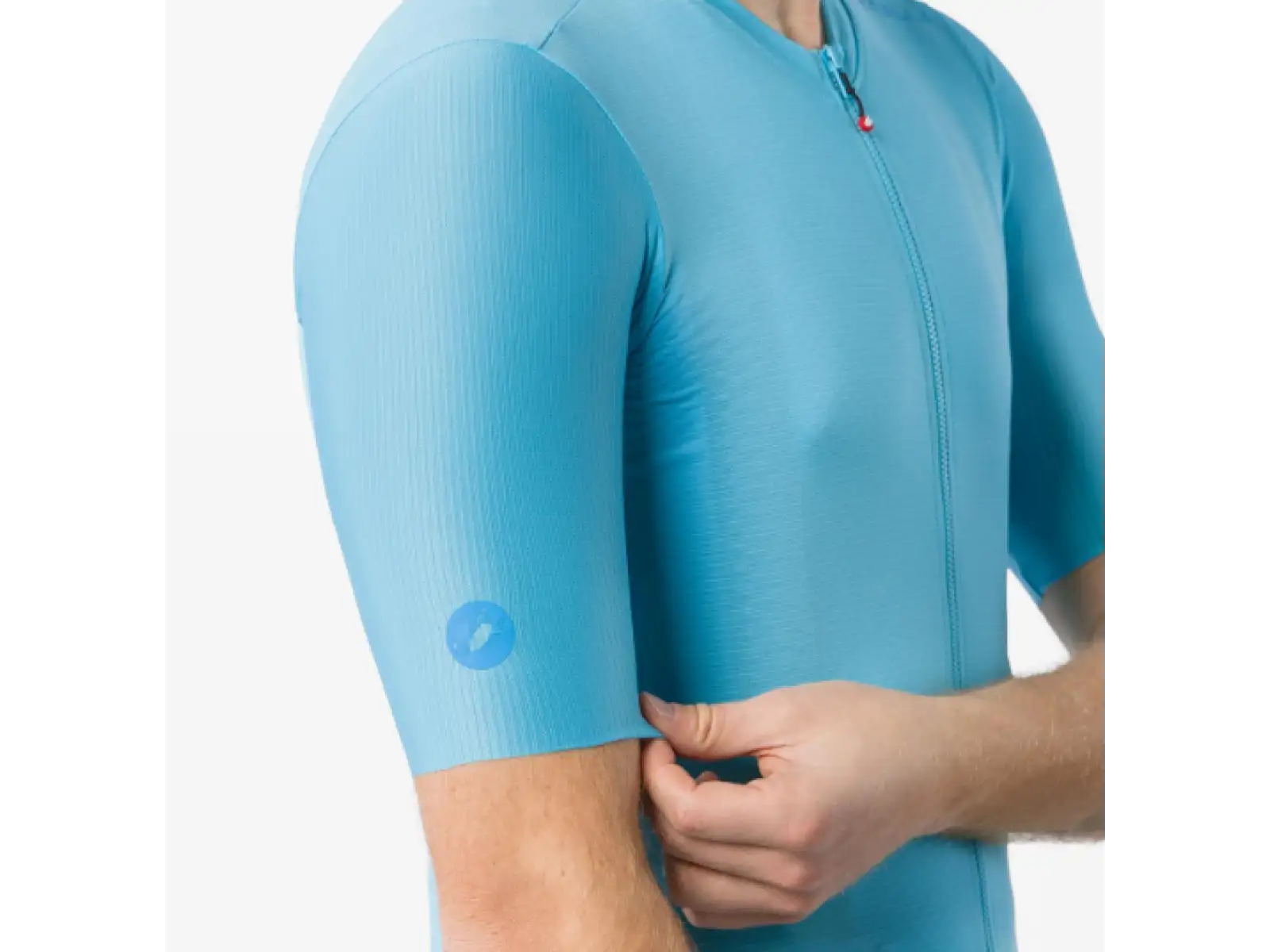 Castelli Espresso 2 men's jersey short sleeve Neon Cobalt