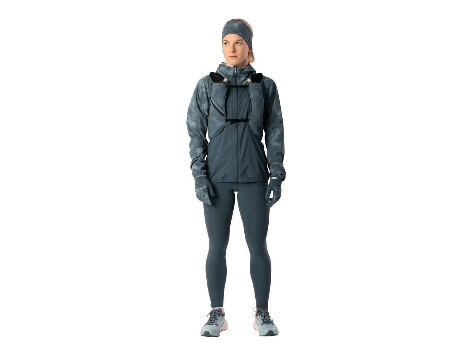 Dynafit Trail 6 Reflective running vest Cinder/Smoke Blue