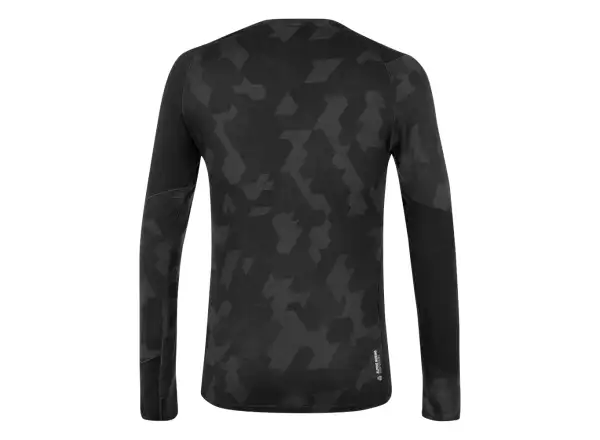 Salewa Cristallo men's long sleeve shirt black out