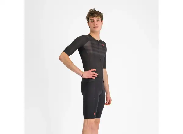 Castelli Free Aero Race men's shorts with insert and braces Black