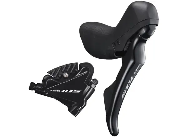 Shimano 105 ST-R7020 11sp. right shift and brake lever + caliper BR-R7070