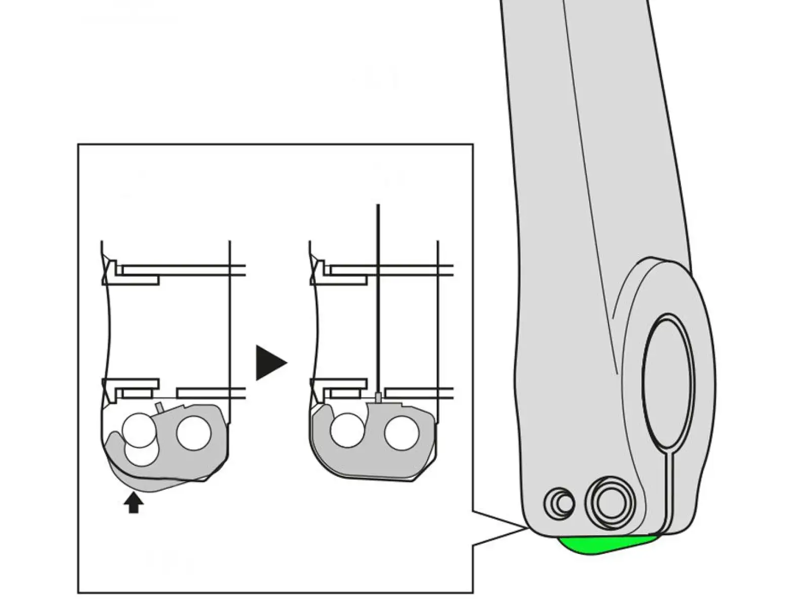 Shimano FC-M580 Left Crank Plate