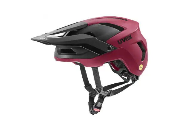 Uvex Renegade MIPS helmet Ruby Red/Black Matt