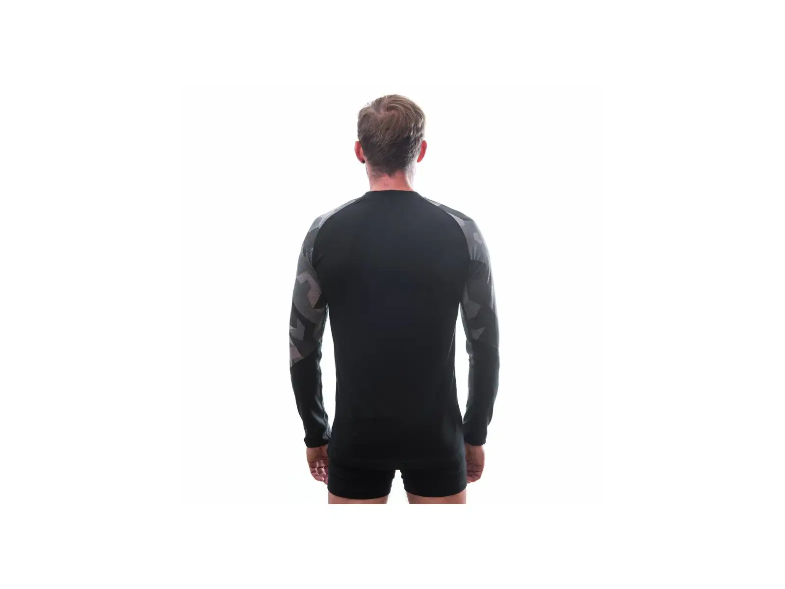 Sensor Merino Impress men's thermal underwear long sleeve black/Camo