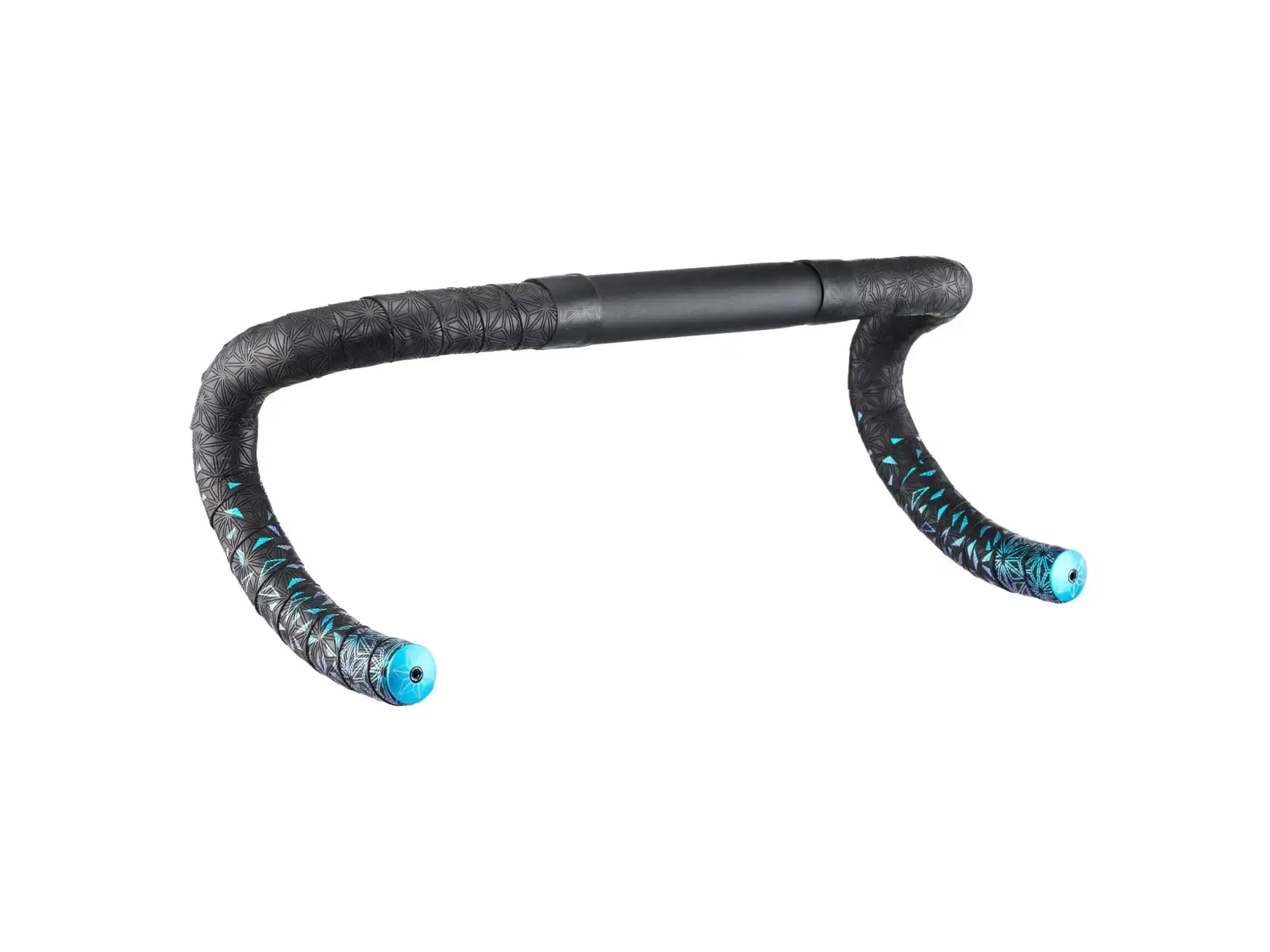 Supacaz Super Sticky Kush Star Fade bar tape Blue Refractor/Blue Star Plugz
