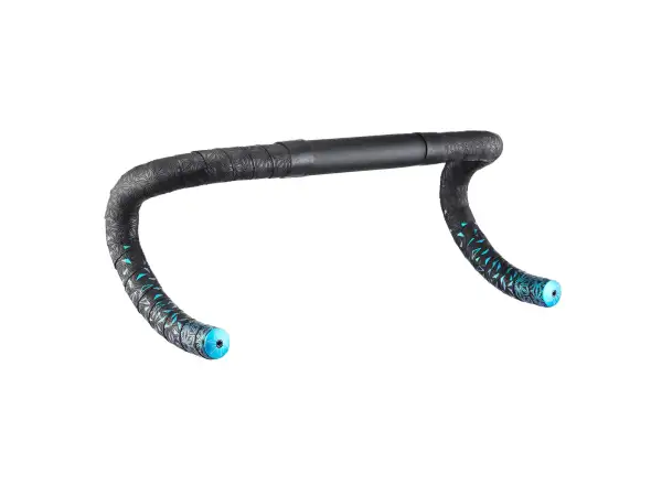 Supacaz Super Sticky Kush Star Fade bar tape Blue Refractor/Blue Star Plugz