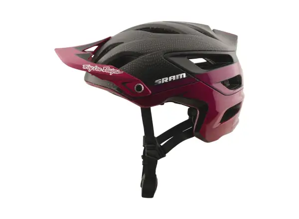 Troy Lee Designs x SRAM A3 helmet Radioscape Black/Berry