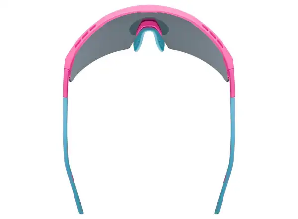 Uvex Flowline sunglasses Pink Matt/Mirror Blue