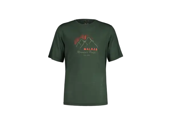 Maloja SichliM. men's t-shirt short sleeve Deep forest