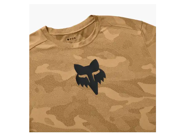 Fox Ranger TruDri men's jersey short sleeve Nutmeg Brown
