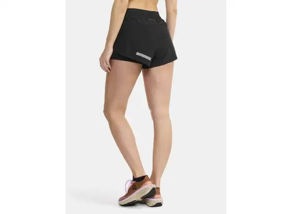 Craft Pro Hypervent Split 2 women's running shorts Black