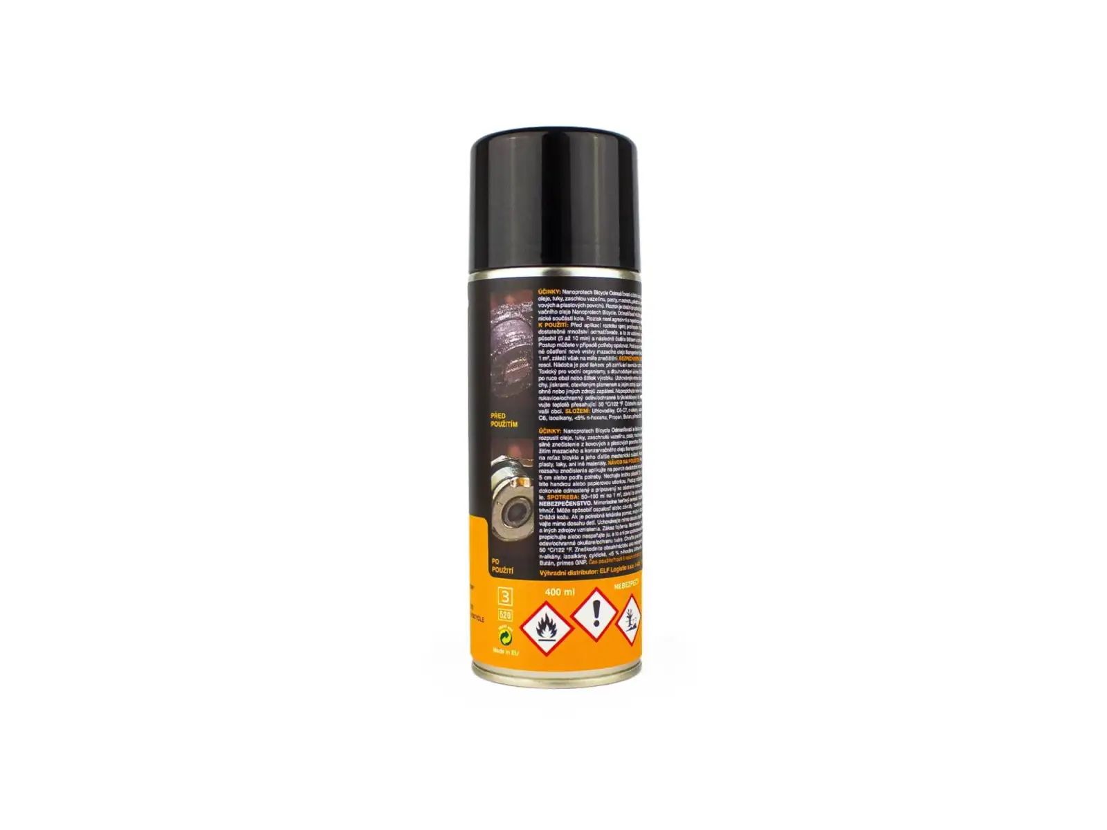 Nanoprotech Bicycle Chain Degreasing and Cleaning Spray 400 ml