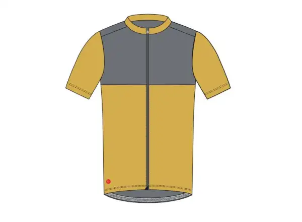 Dotout Stone men's jersey short sleeve Ocra Yellow