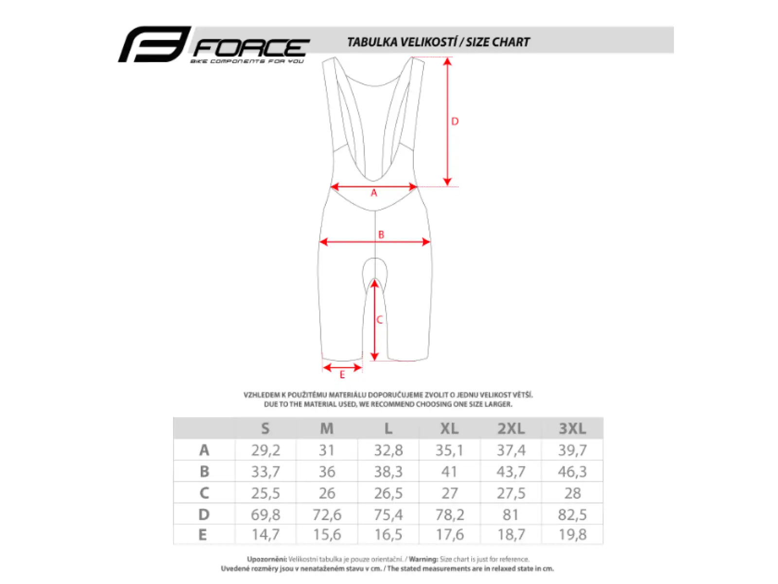 Force Mono men's shorts with padding and bib blue