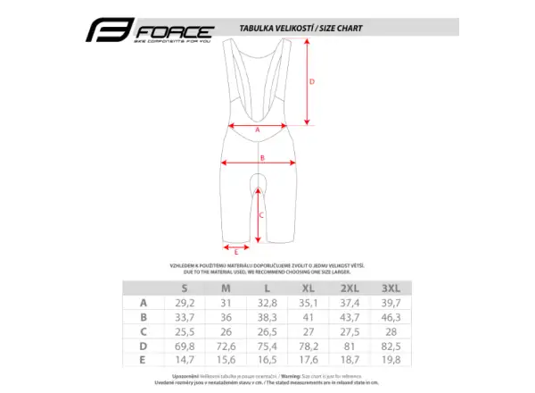 Force Mono men's shorts with padding and bib blue