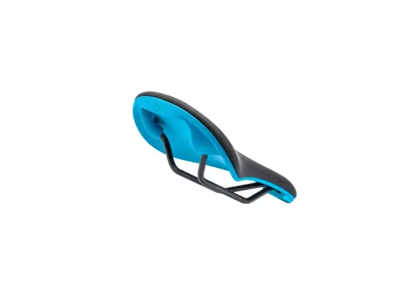 Peatys Monarch saddle CR-MO Rail / Nylon Base Turquoise