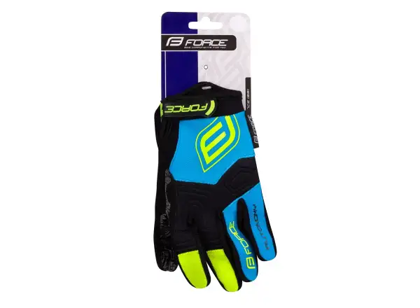 Force Kid Autonomy children's MTB gloves black/blue