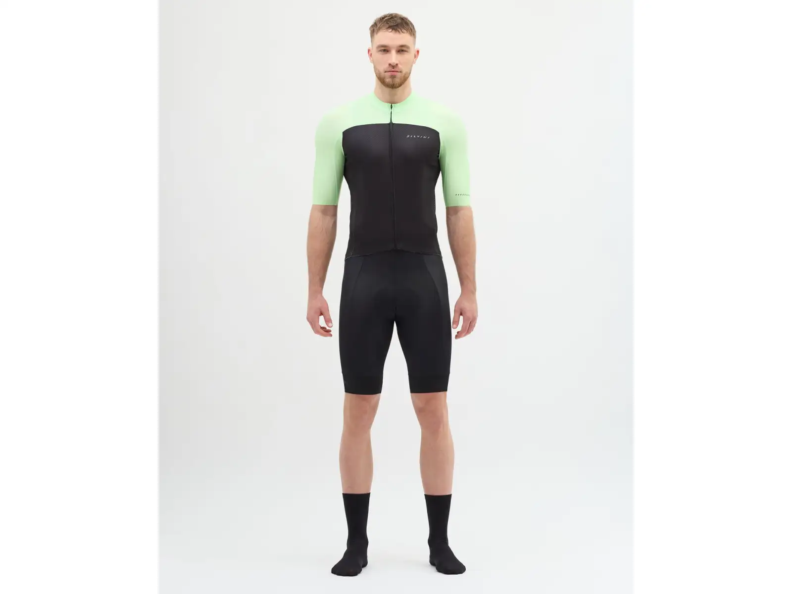Silvini Stelvio men's jersey Green/Black
