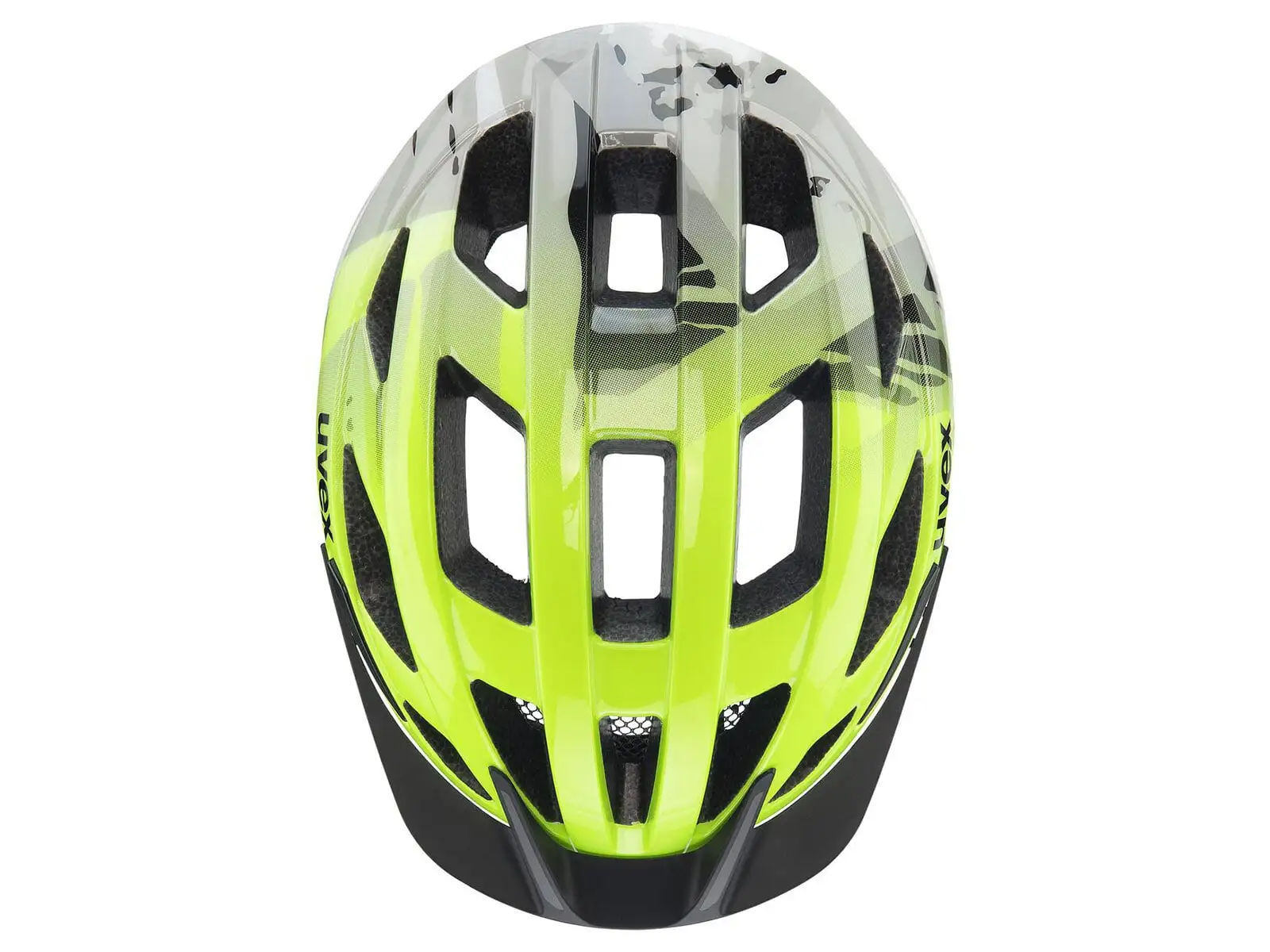 Uvex Air Wing 2 children's helmet Neon Yellow-Black