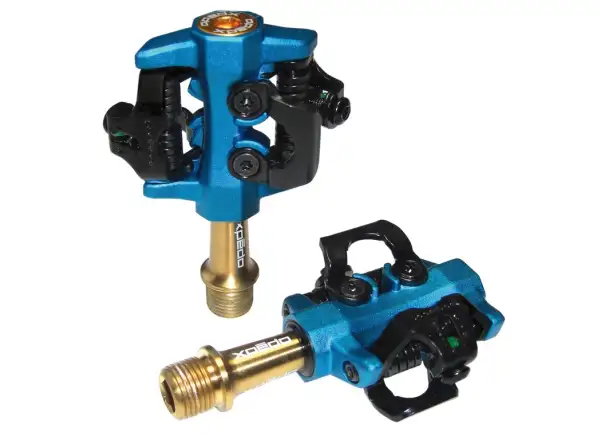 X-pedo CXR Pro SPD clipless pedals black/blue Ti