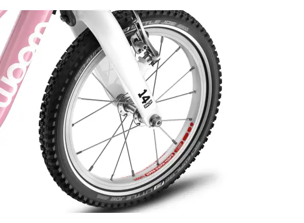 Woom GO 1 Plus children's balance bike 14" color Powder Pink