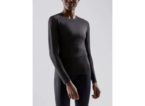 Craft PRO Dry Nanoweight LS women's T-shirt black