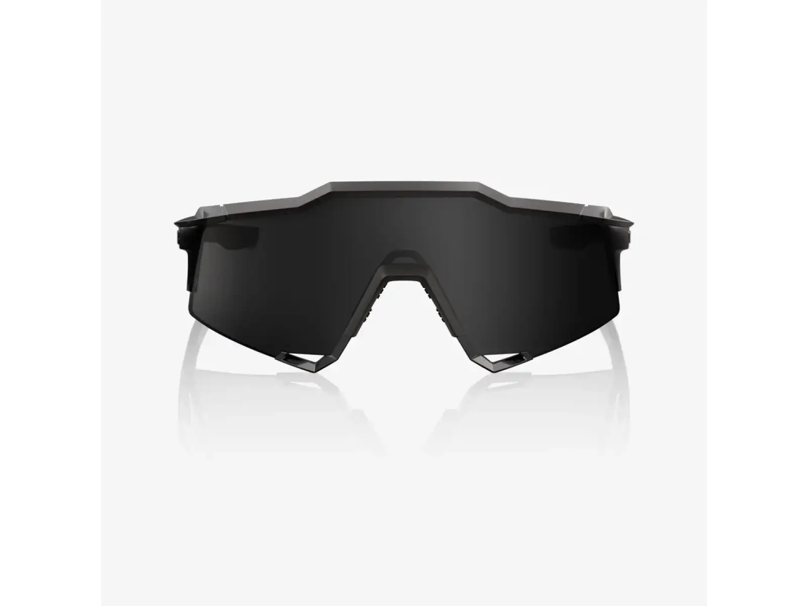 100% Speedcraft sunglasses Matte Black Gloss Black/Black Mirror