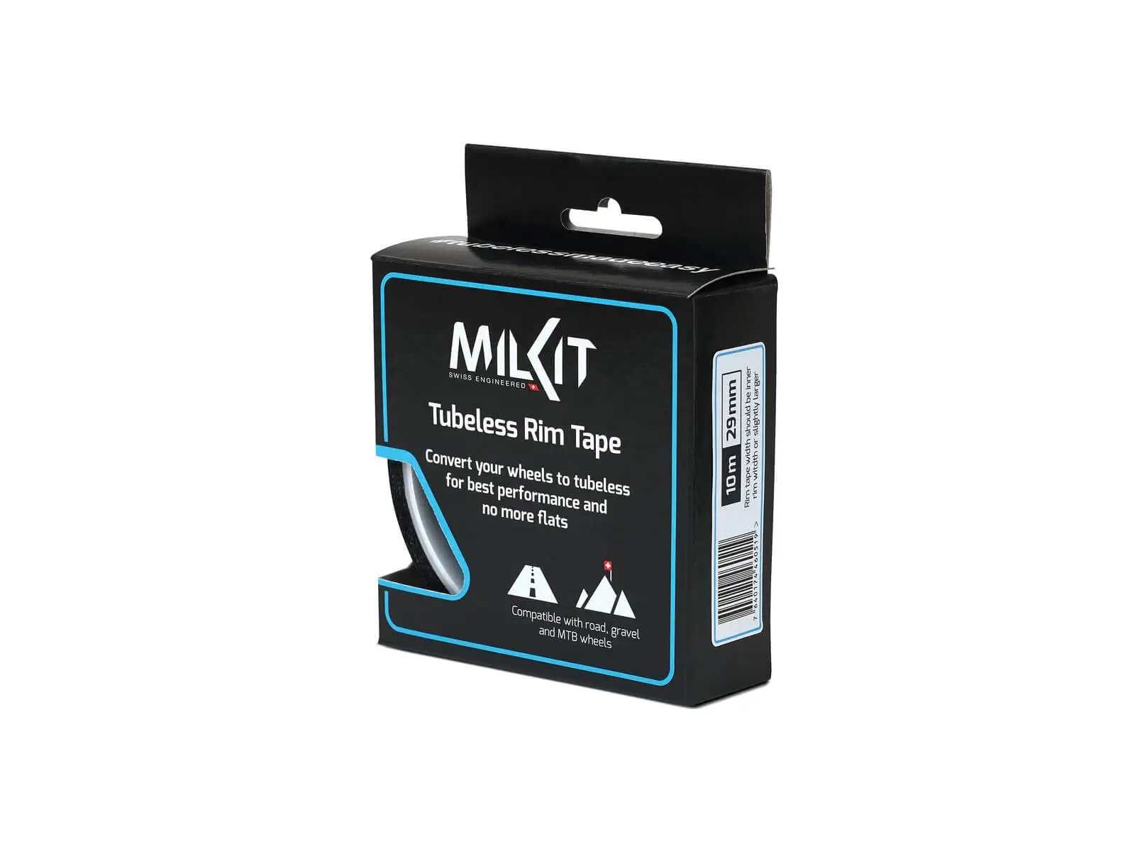 milKit tubeless rim tape 10 m x 29 mm black
