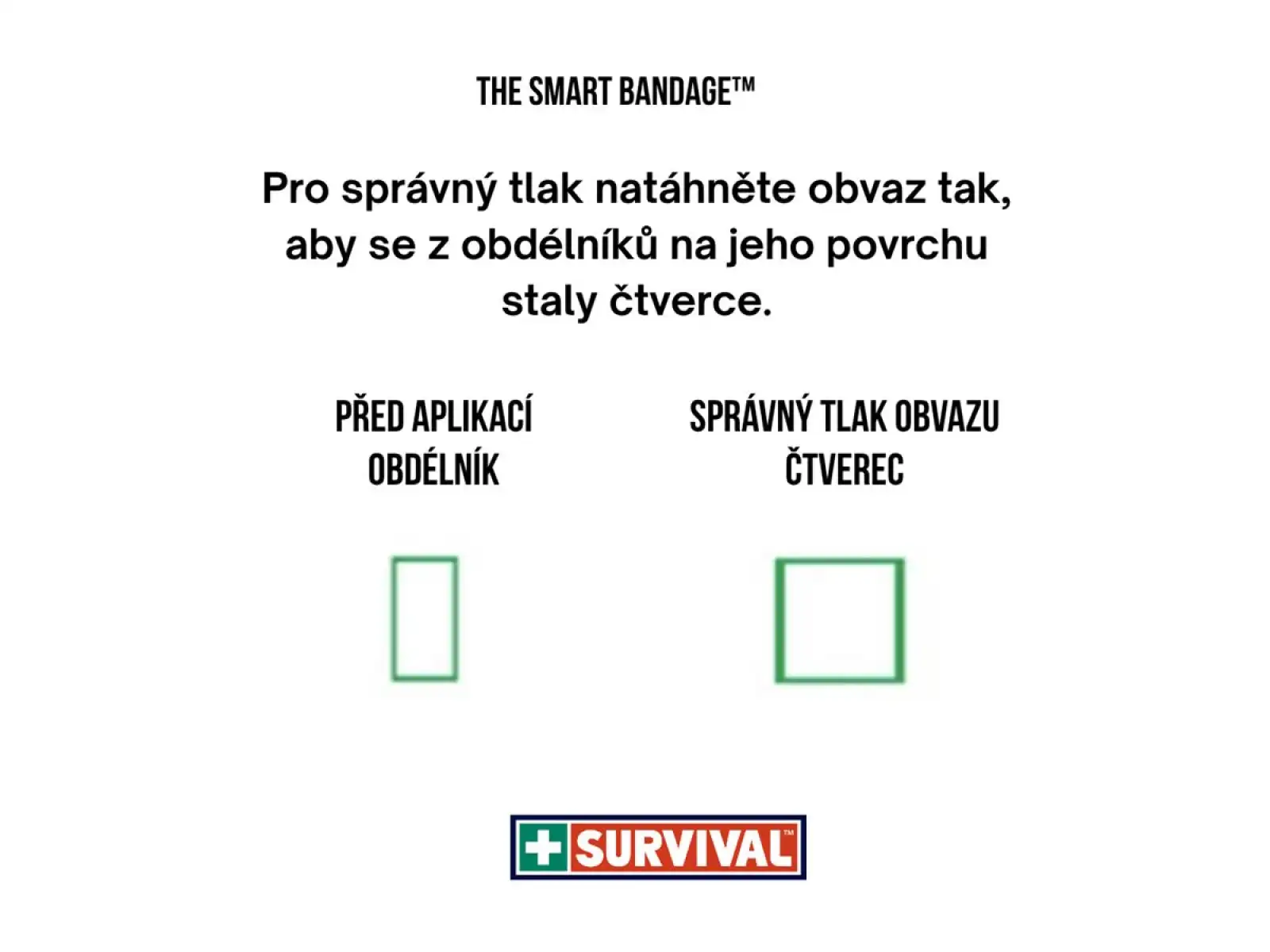 Survival Smart Bandage pressure bandage 10 cm x 2m