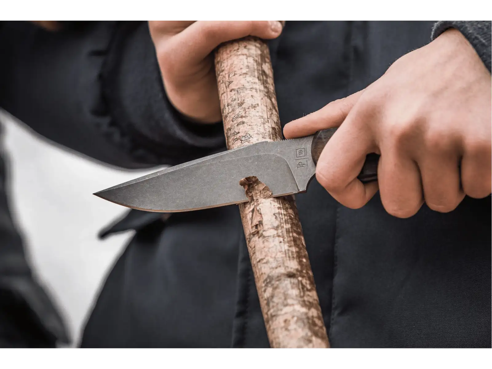 TB Outdoor Cammandeur G10 Knife black