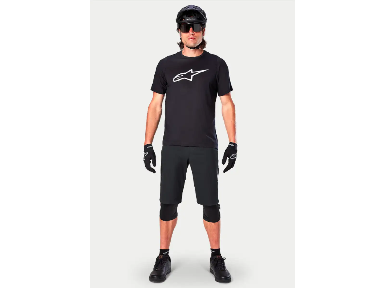 Alpinestars A-Dura Dri Oscar men's jersey short sleeve Black Reflective