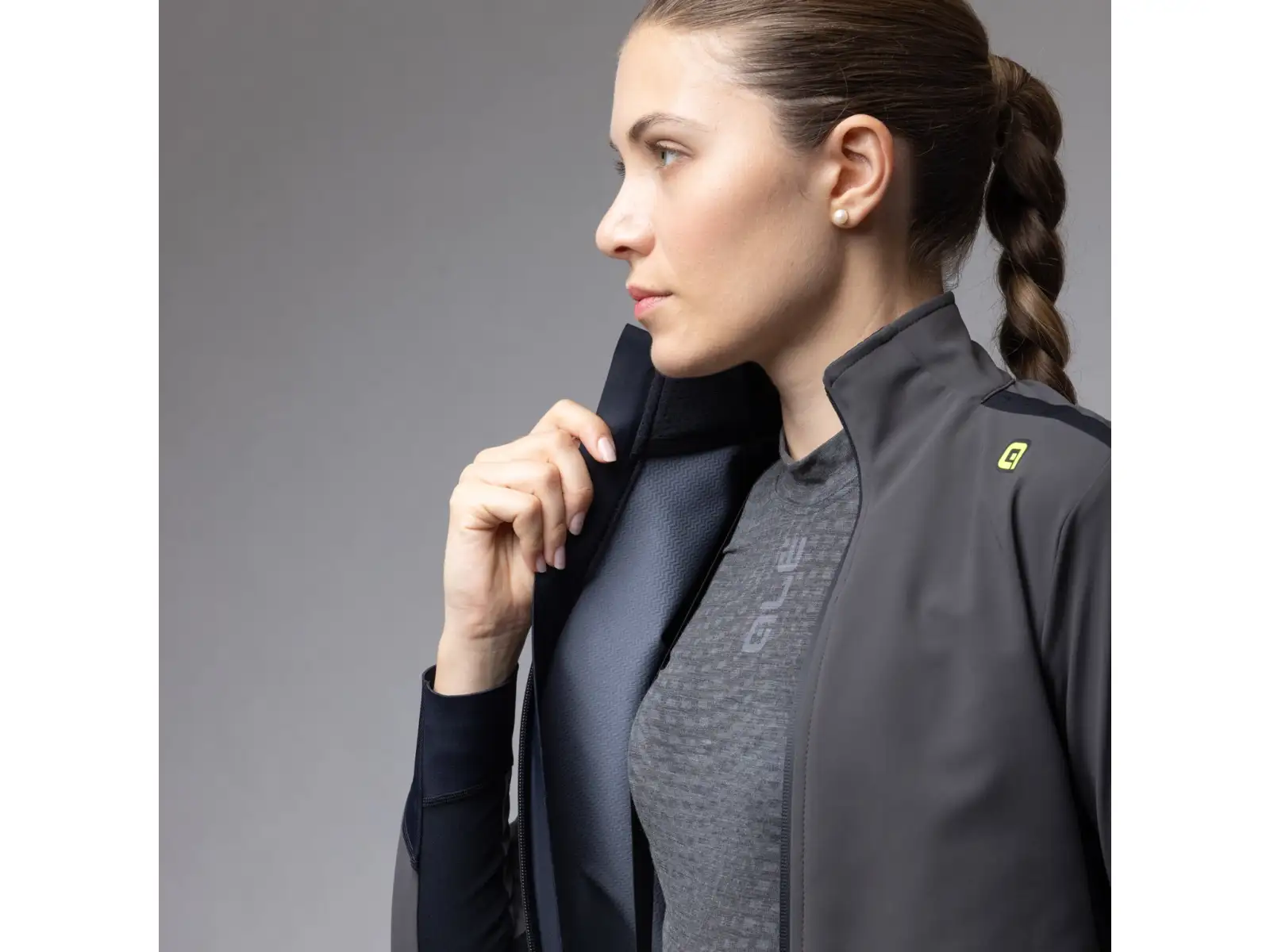 Alé Klimatik K-Tornado women's winter cycling jacket Dark