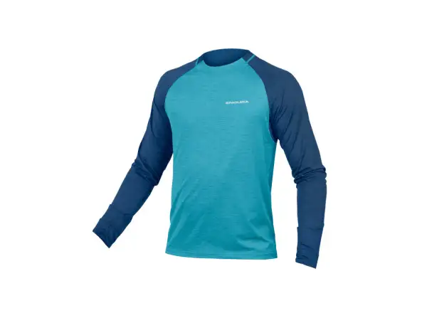 Endura SingleTrack men's jersey long sleeve Atlantic