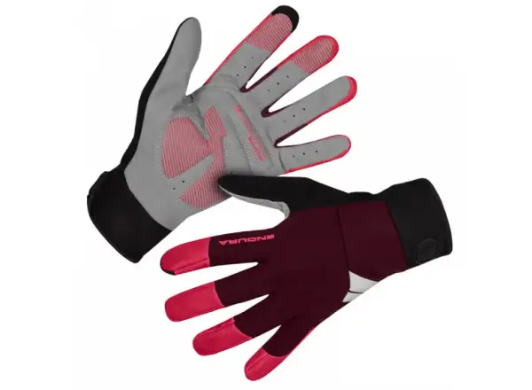 Endura Windchill women's gloves Aubergine