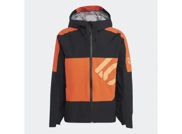 Five Ten Rain men's jacket Black/Semi Impact Orange