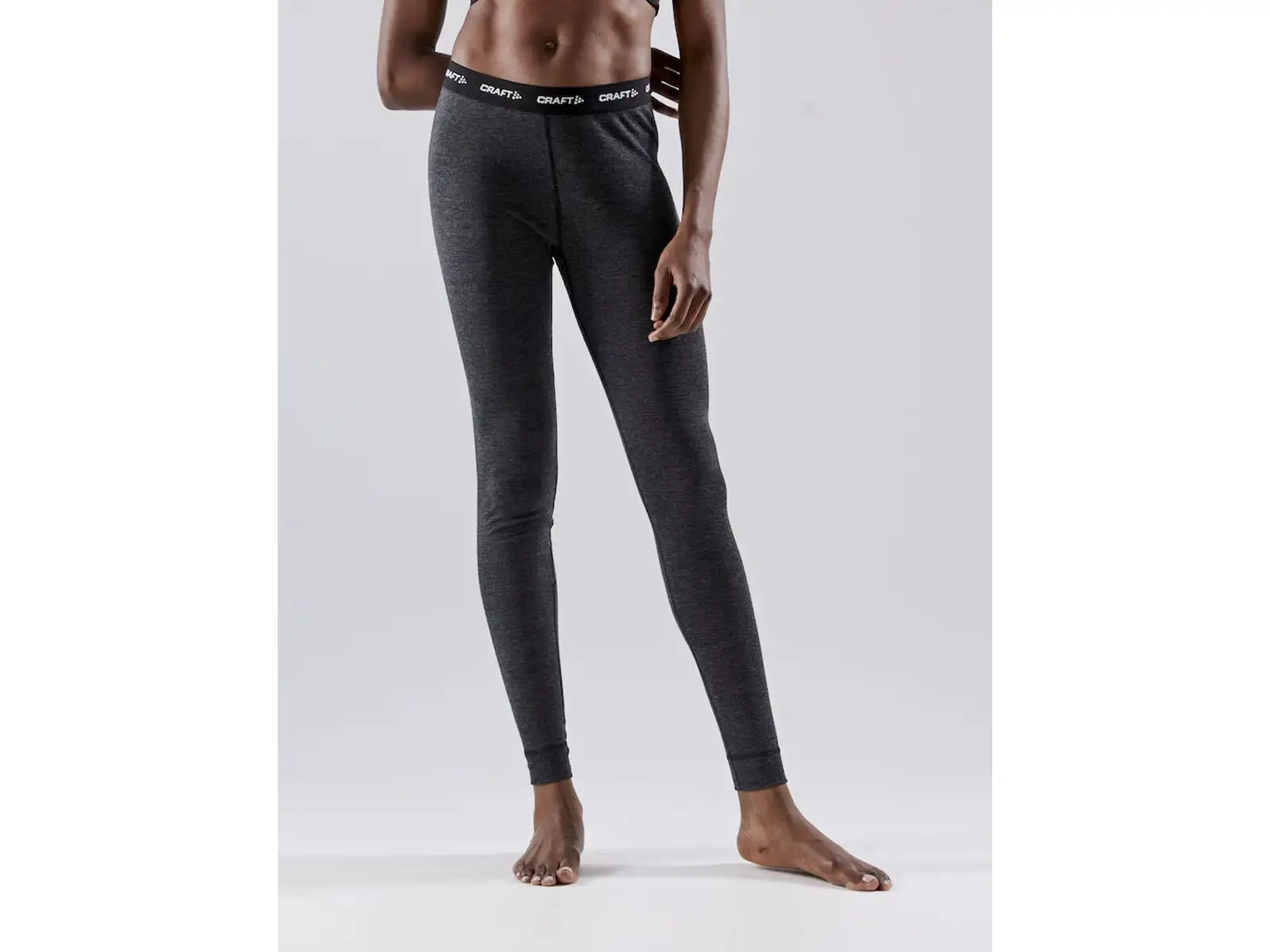 Craft Core Wool Merino women's set long sleeve shirt+pants black