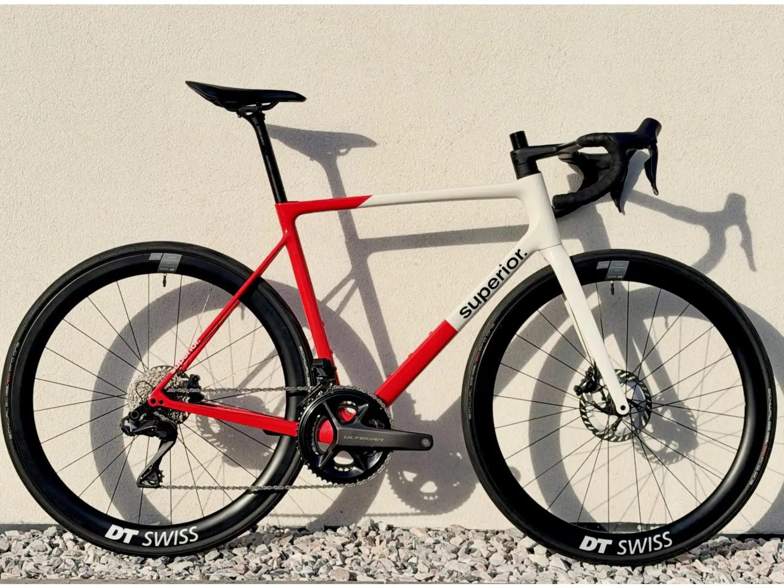 Superior RR 9.8 bike road bike Gloss Red / White VERIFIED