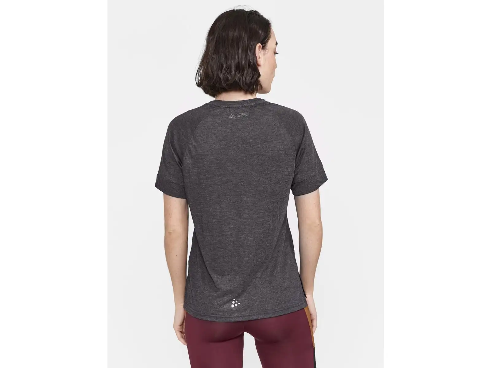Craft ADV Trail Wool women's short sleeve shirt black