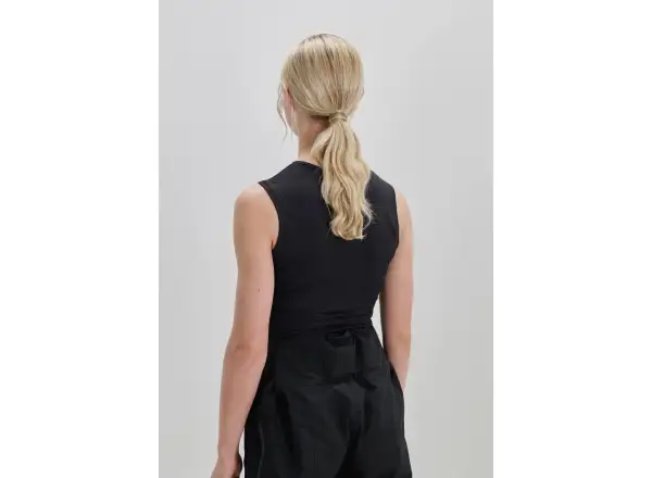 POC Layer Mid women's sleeveless base layer shirt Uranium Black