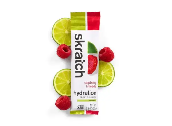 Skratch Labs Exercise Hydration Mix isotonic drink 22 g raspberry/lime + caffeine